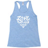 love is a four legged word Racerback Tank