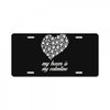 my boxer is my valentine License Plate