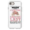 camping lady iPhone 8
