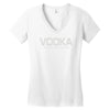 vodka connecting people Women's V-Neck T-Shirt