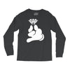 cartoon hands holding diamond Long Sleeve Shirts