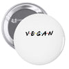 vegan friends tv show parody Pin-back button
