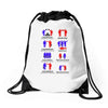 how politics work Drawstring Bags