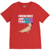 frenchies and yoga V-Neck Tee