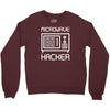 microwave hacker Crewneck Sweatshirt