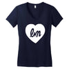 little mix logo heart Women's V-Neck T-Shirt