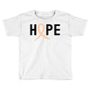 Hope Uterine Cancer Awareness Toddler T-shirt