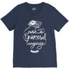 music is the universal language of mankind V-Neck Tee