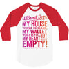 my heart is empty 3/4 Sleeve Shirt