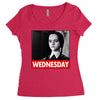 wednesday addams Women's Triblend Scoop T-shirt
