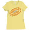 gobble gobble football herren Ladies Fitted T-Shirt