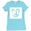 salvador dali face surrealist artist Ladies Fitted T-Shirt