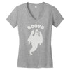 booya ghost Women's V-Neck T-Shirt