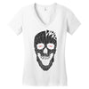 skull triangle Women's V-Neck T-Shirt