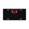 bite me halloween vampire teeth License Plate