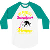 my pitbull is a sweetheart 3/4 Sleeve Shirt