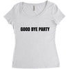 good bye party Women's Triblend Scoop T-shirt