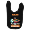 walk away i have anger issues Baby Bibs