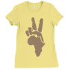 peace to africa Ladies Fitted T-Shirt