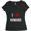 i heart howard Women's Triblend Scoop T-shirt