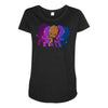dancing groot Maternity Scoop Neck T-shirt