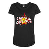captain obvious Maternity Scoop Neck T-shirt