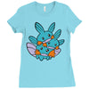 more mudkip Ladies Fitted T-Shirt