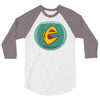 angry goldfish cartoon 3/4 Sleeve Shirt