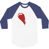 half of my heart is in heaven with my angel 3/4 Sleeve Shirt