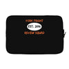 york fright review squad Laptop sleeve