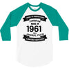Premium Vintage  1961 3/4 Sleeve Shirt
