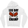 leg day Zipper Hoodie