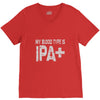 original blood type ipa positive craft beer V-Neck Tee