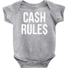 ca$h rule$ Baby Onesie
