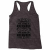 Real Kings Are Born On December 27 Racerback Tank