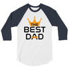 The Best Dad 3/4 Sleeve Shirt
