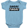 sunday funday t shirt funny jersey shore football Baby Onesie