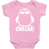 penguin chillax funny new Baby Onesie