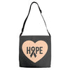 Hope With Heart Adjustable Strap Totes