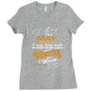 I'm a may woman I was born with my heart Ladies Fitted T-Shirt