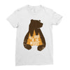 All Good In The Woods Ladies Fitted T-Shirt
