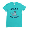 seal the deal Ladies Fitted T-Shirt