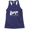 the loop where Chicago rocks 97.9 fm 98 fm radio station Racerback Tank
