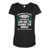 education is the most pwerful weapon you can use to change the world l Maternity Scoop Neck T-shirt