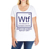 wtf outraged disbelief Ladies Curvy T-Shirt