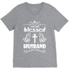 I Am One Blessed Husband V-Neck Tee