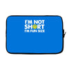 small tiny little shorty person gift tee Laptop sleeve
