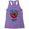 red nosed bear Racerback Tank