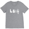 love  funny weapons retro war urban art guns knife cool peace V-Neck Tee