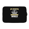 my daughter is the world's best special ed teacher. cool gift for mom Laptop sleeve